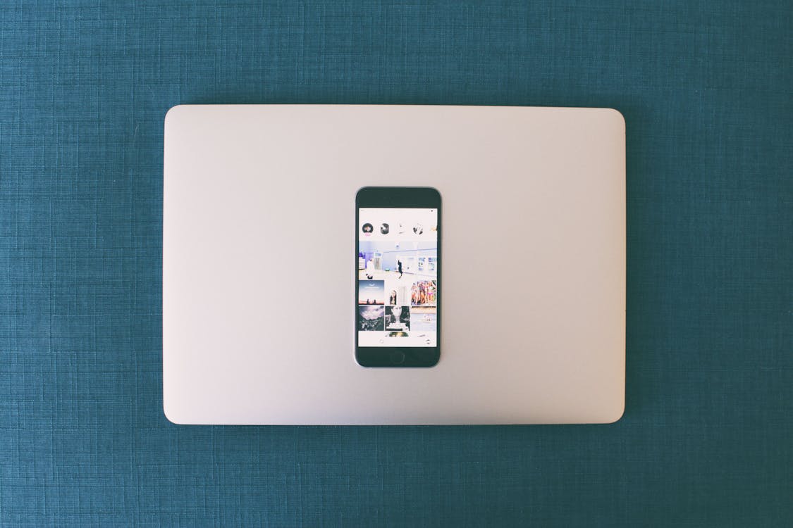 Person using a tablet for social media browsing
