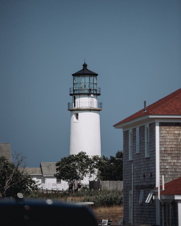 Scenic coastal Massachusetts town by the waterfront
